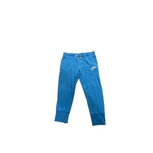 Nike women’s medium cuff sweatpants blue